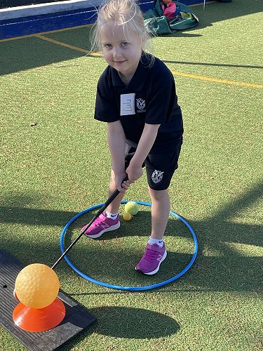 Golf lessons were so much fun