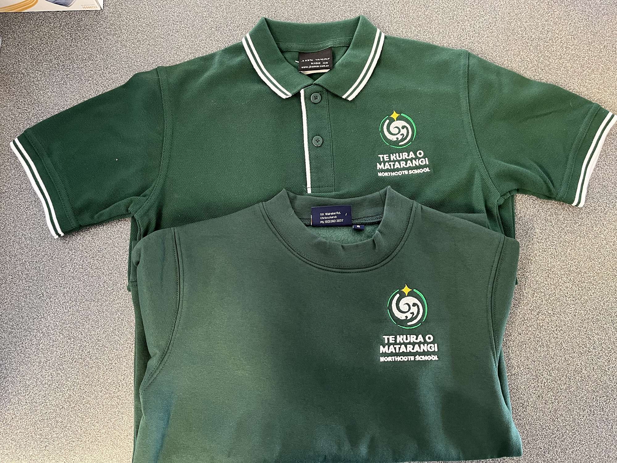 Green school outlet polo