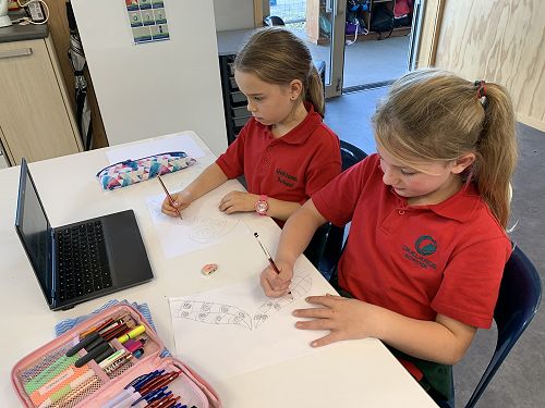 Creating koru designs