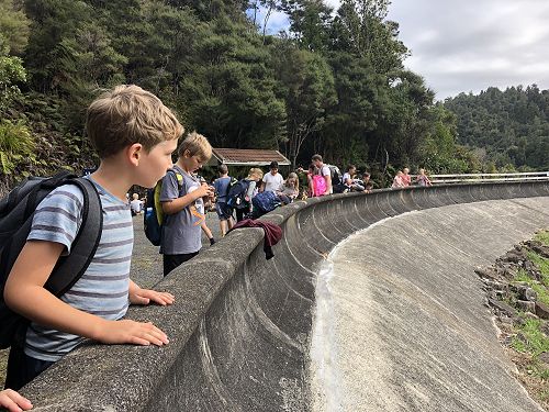 Half way through our hike.