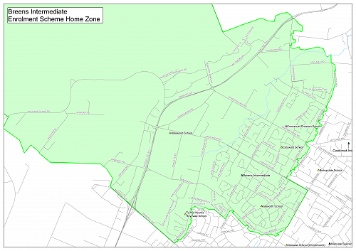 Breens Intermediate Enrolment Zone