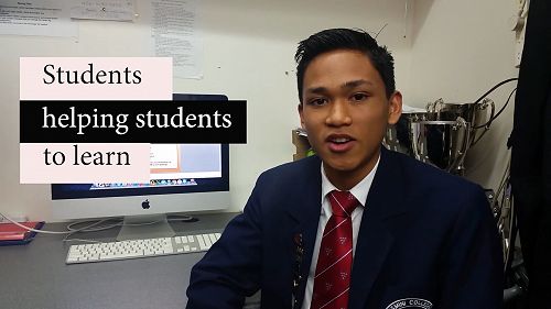 Video: Students helping students to learn - Filipino