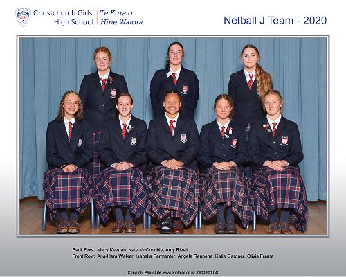Netball J Team 2020