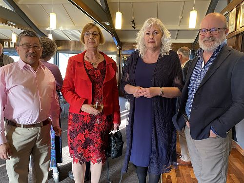 Malcolm Wong, Judith Hyslop, Croisella Trengrove, Sean Kelly.