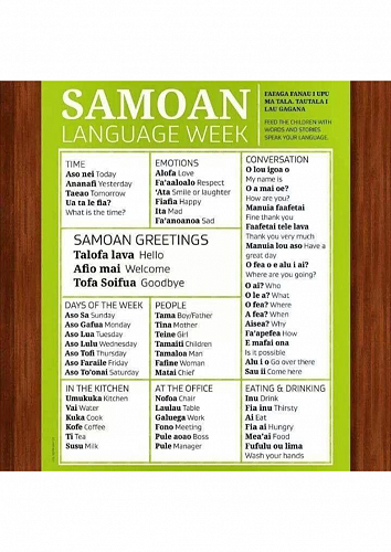 Samoan Language Week - 2018