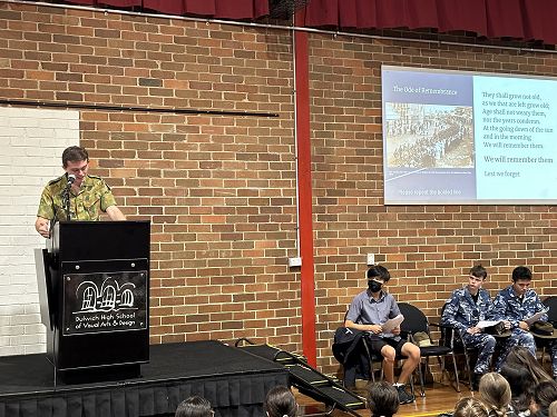 ANZAC Day ceremony 2024