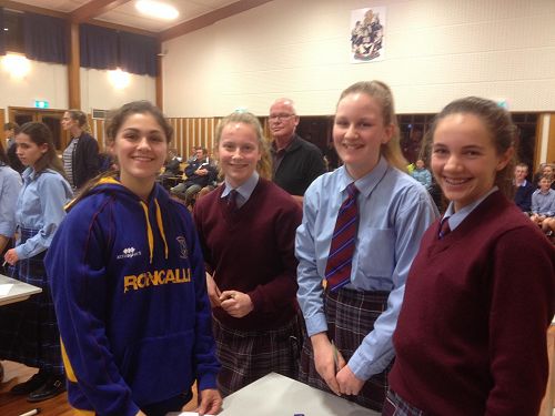 Isla McManus, Isabella McNaught, Molly Sargent & Sophie Garner 