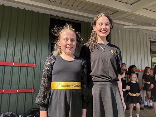 Some ex Hoon Hay School pupils - Isabella M and Abby W.