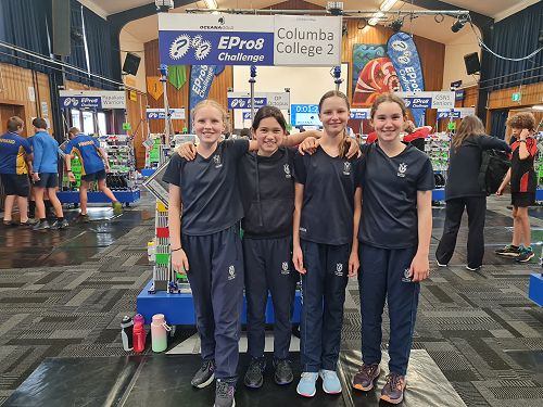 The Year 8 team ready for the Otago Finals