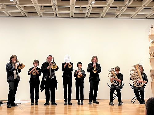 Brass performing their own work