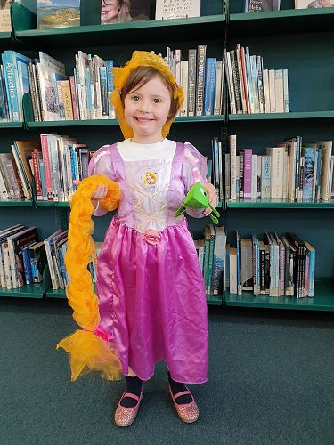 Students enjoying Fictional Character Dress Up Day