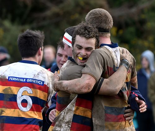 JMC Boys celebrate their win