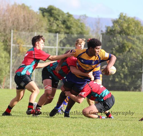 Luke Biutanaseva was a tower of strength committing players whilst also offloading in the tackle