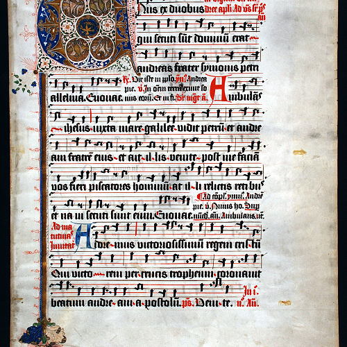 Early music score 5