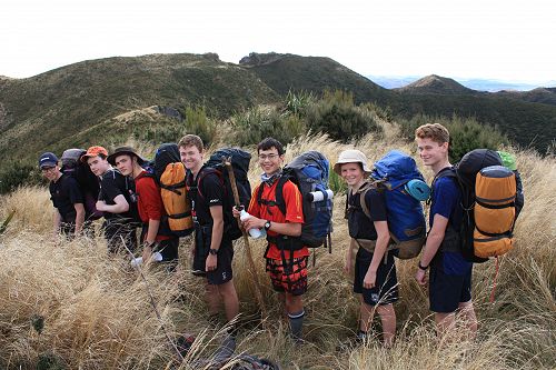 The Year 11 group approach The Gap for lunch on th