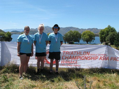 Kari Croucher, Kate James, Sam Lunam