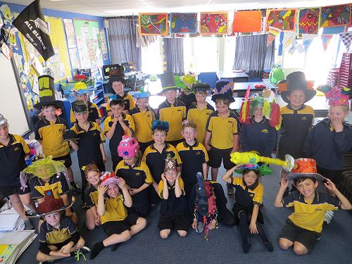 Our 'WOW' hats made from recycled materials