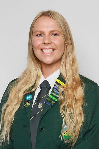 Head student Hannah Paton