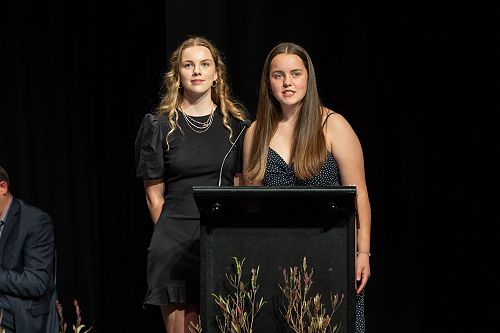 MCs for Year 12-13 ceremony