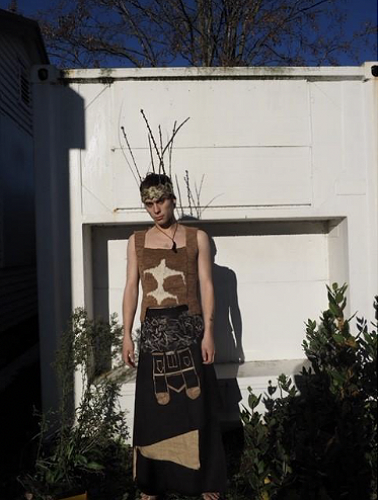 Martha Allan (Ngāti Pākehā) with Novae Toia- Rusten (Te Rarawa)   Tīaho Award  & Collaboration  