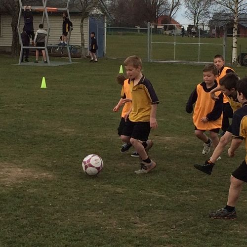 Soccer tournament - Room 7 vs Room 10   2-2 draw