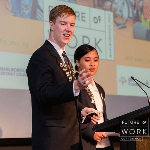 Liam Keegan, Head boy, MBC and Lava Tikeri, Manutāiko, MGC  