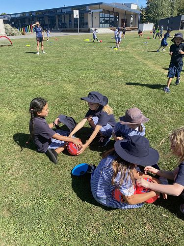 Girls Football session