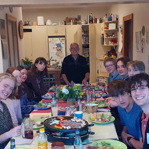 Raclette avec le lycee