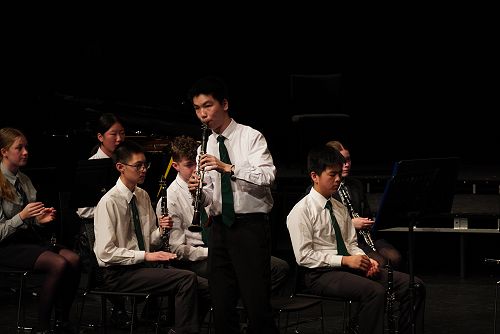 Junior Concert Band at the Aurora Festival