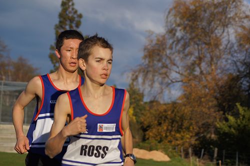 Competition is fierce between Josh Stoddard (L) and Ben Mitchell