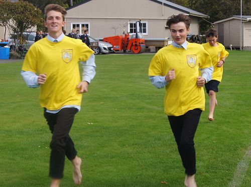 Hanover Pride! Finn Ward (left) and Nic Brosnahan).