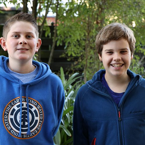 Jaden Salkeld and Maurice Gillard