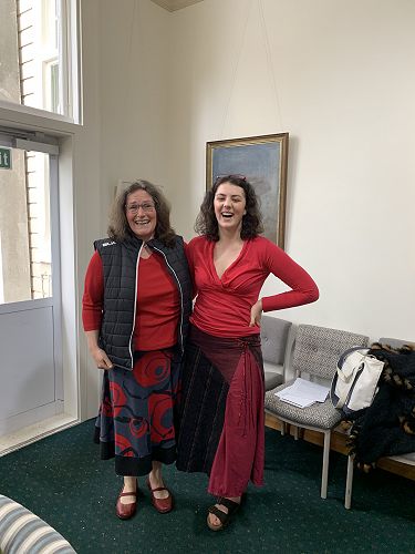 Mrs Sally Graves and Cara Busse