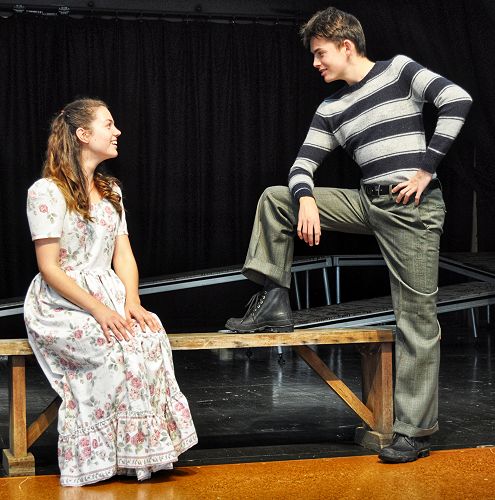 'Carousel' pre-show rehearsals