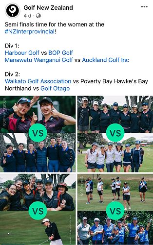Golf NZ Interprovincial Updates