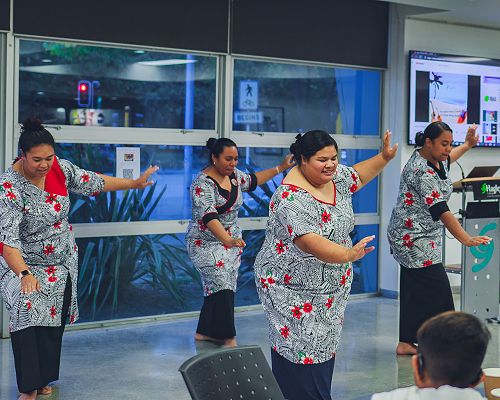 Dance performances from the Fili sisters