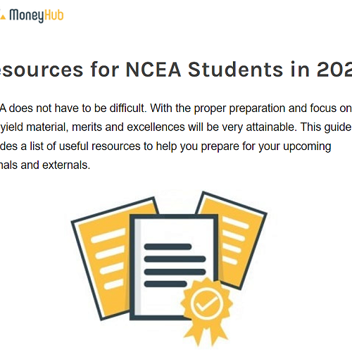 Resources for NCEA Students in 2024