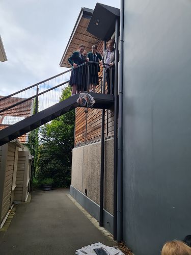 Jerry's Minions watch on as Jerry pilots his landing craft.