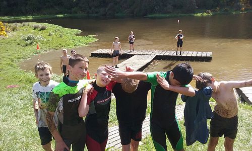Adventures at Year 7 Camp survival. 