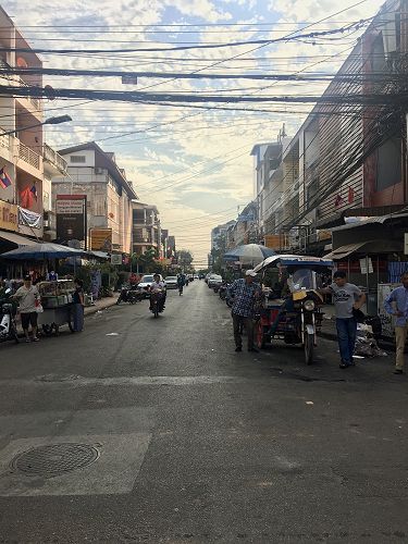 Students had to chose how they were going to spend their time in the Laos city of Vientiane.