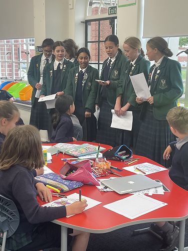 Christmas Carolling in the junior school