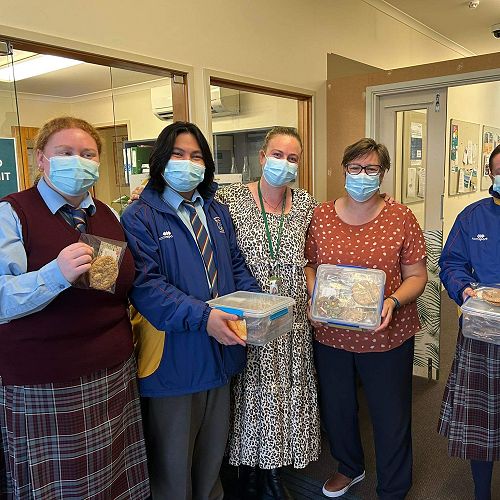 Baking gratefully received at the Oncology ward