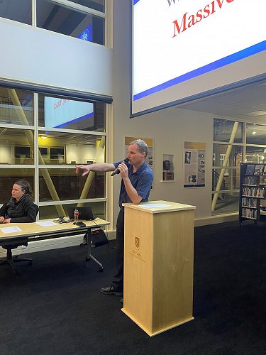 Mr McGrath at the forefront