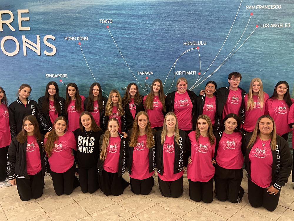 Burnside High School Dance trip to Los Angeles