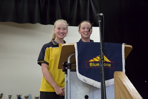 Isobel and Courtney our Joint Chairs of the Senior Council