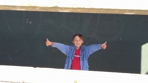 Jacob visited the gun emplacements in the Banks Peninsula.