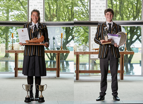Grace Watson (left) and Heath Johnson (right) won supreme awards at the 2018 Sports and Cultural Awards