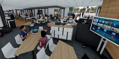 Accoustically-engineered flexible learning spaces