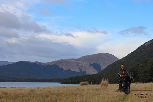 James beside the South Lake