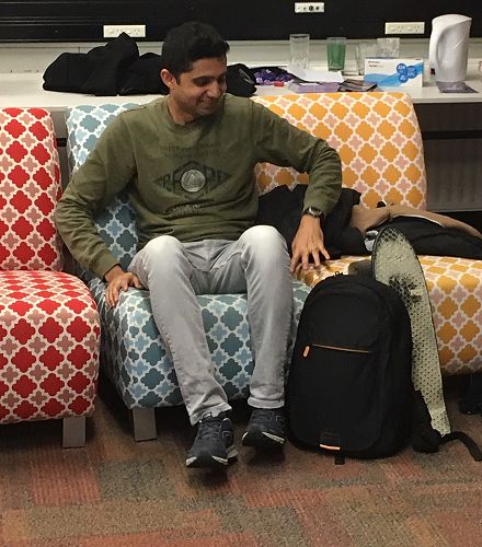 AJ well organised...